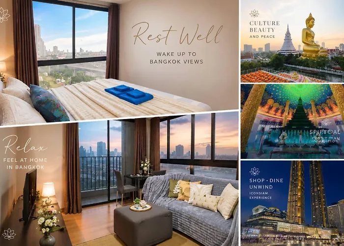 Cozy 1 Bedroom 40 Sqm Corner, 3 Mins To Bts Wutthakat Апартаменты *
